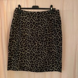 CAbi Animal Print Skirt